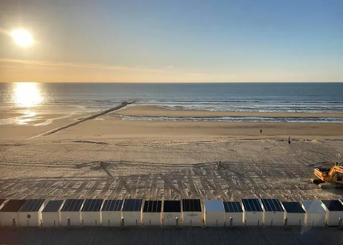 公寓 Knappe Met Subliem Zeezicht! 奥斯滕德